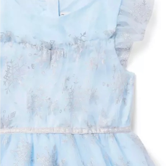 EUC Janie and Jack Disney Frozen Snowflake Dress - Picture 7 of 8